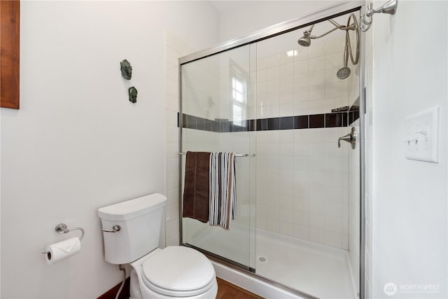 134 Borealis Ln, Manson, WA 98831 - full bathroom with toilet and a stall shower