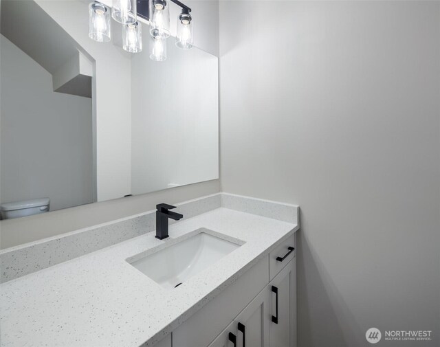 3848 Marine Way, Bellingham, WA 98225 - bathroom featuring vanity and toilet