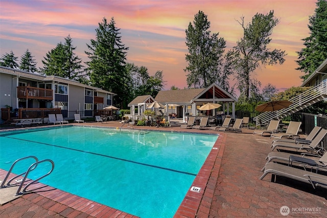 17109 NE 45th St Unit 36, Redmond, WA 98052 - community pool with a patio