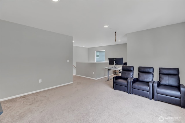 15834 205th Ave E, Bonney Lake, WA 98391 - cinema featuring carpet flooring, baseboards, and recessed lighting