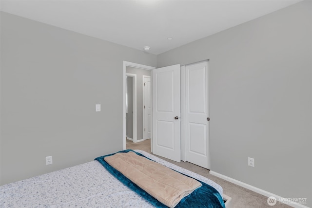 15834 205th Ave E, Bonney Lake, WA 98391 - bedroom featuring baseboards and light carpet