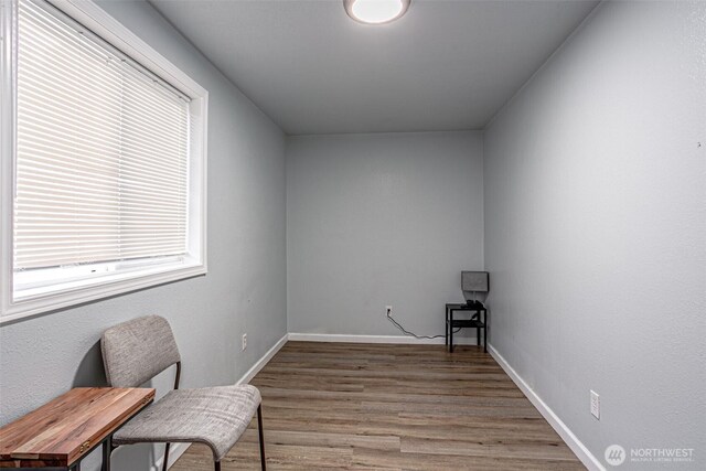 22901 114th Way SE, Kent, WA 98031 - living area with wood finished floors and baseboards