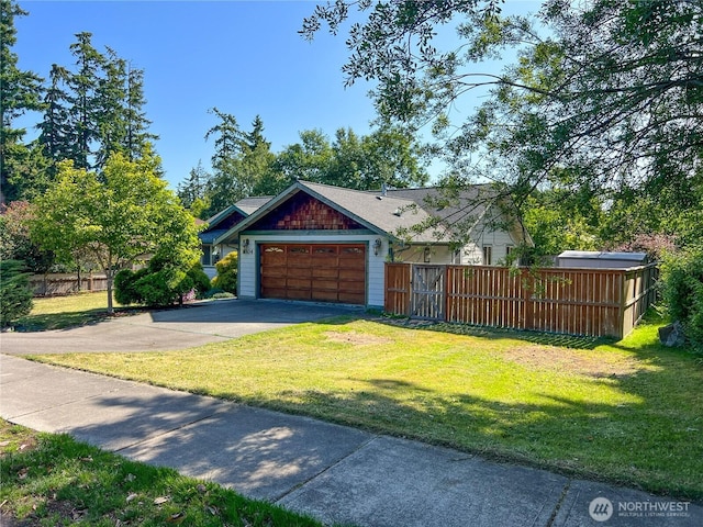 1304 Rosecrans St, Port Townsend, WA 98368 - exterior space with an attached garage and driveway