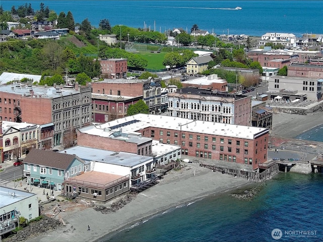 1304 Rosecrans St, Port Townsend, WA 98368 - bird's eye view of a large body of water