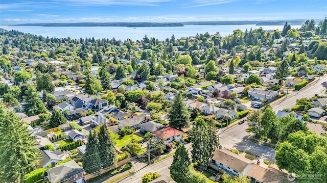 4619 SW Genesee St, Seattle, WA 98116 - bird's eye view of a large body of water
