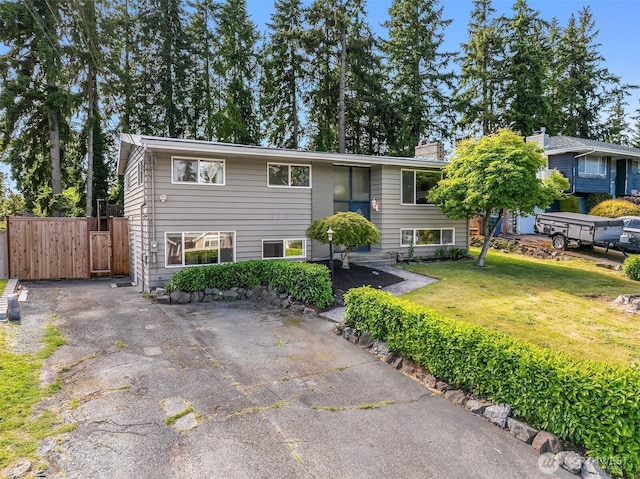 18312 73rd Ave W, Edmonds, WA 98026 - split foyer home with a chimney