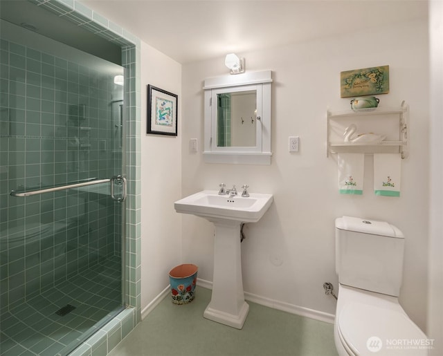 6045 Seward Park Ave S, Seattle, WA 98118 - full bath featuring toilet and a shower stall