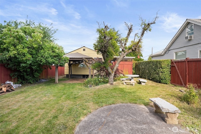 8608 16th Ave SW, Seattle, WA 98106 - fenced backyard with a gazebo and cooling unit