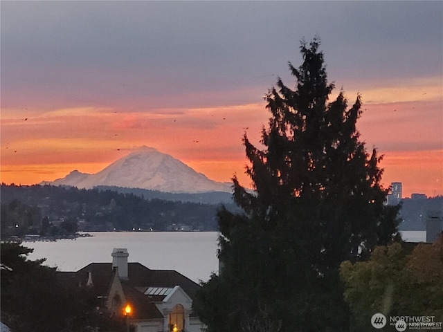 8533 NE Juanita Dr, Kirkland, WA 98034 - mountain view featuring a nearby body of water