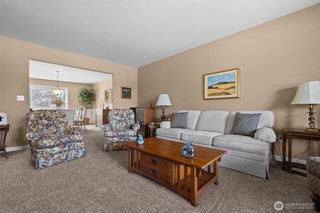 16520 136th Ave E, Puyallup, WA 98374 - living area with carpet and baseboards