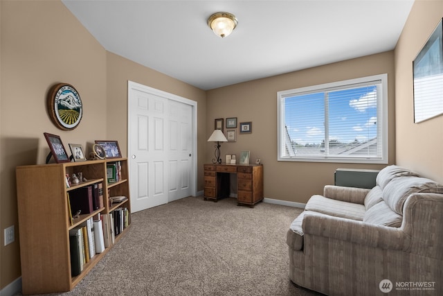 16520 136th Ave E, Puyallup, WA 98374 - sitting room with healthy amount of natural light, carpet, and baseboards