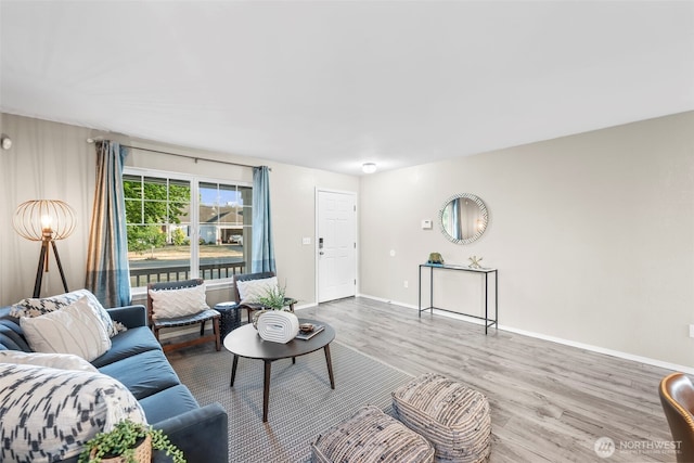 15235 105th Ave SE, Yelm, WA 98597 - living area with wood finished floors and baseboards