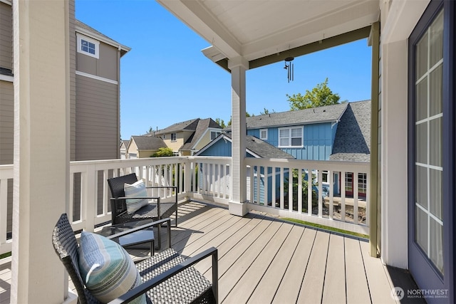 19799 NE Ash Crest Loop, Poulsbo, WA 98370 - deck with a residential view