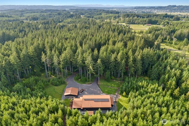 335 Brown Rd, Chehalis, WA 98532 - aerial view of property and surrounding area featuring a heavily wooded area
