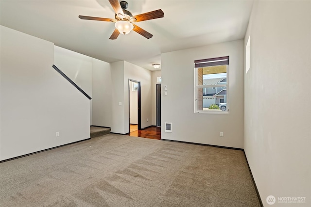 2212 N Creeksedge Way, Ellensburg, WA 98926 - unfurnished room featuring carpet flooring, ceiling fan, and baseboards