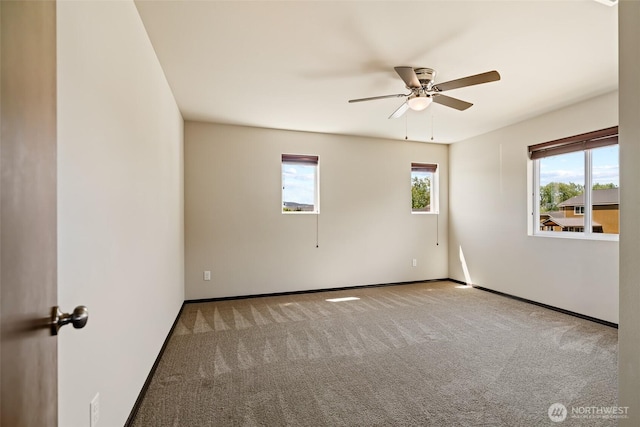 2212 N Creeksedge Way, Ellensburg, WA 98926 - unfurnished room with carpet floors, a ceiling fan, and baseboards