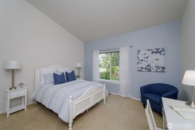 1110 63rd St E Unit 101, Auburn, WA 98092 - bedroom featuring carpet flooring, baseboards, and lofted ceiling