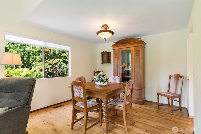 924 S 245th Pl, Des Moines, WA 98198 - dining area with light wood-style flooring and baseboards