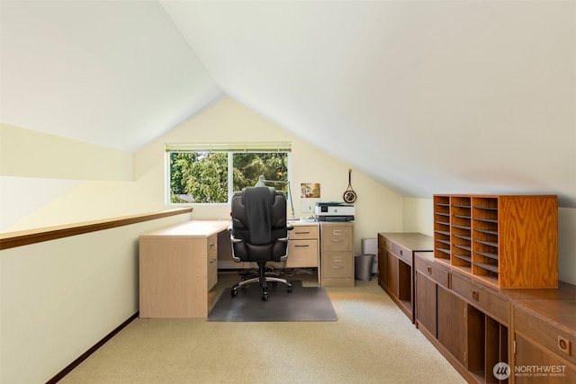 924 S 245th Pl, Des Moines, WA 98198 - home office with lofted ceiling and light colored carpet