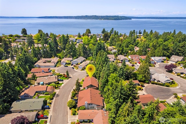 924 S 245th Pl, Des Moines, WA 98198 - aerial perspective of suburban area featuring a nearby body of water