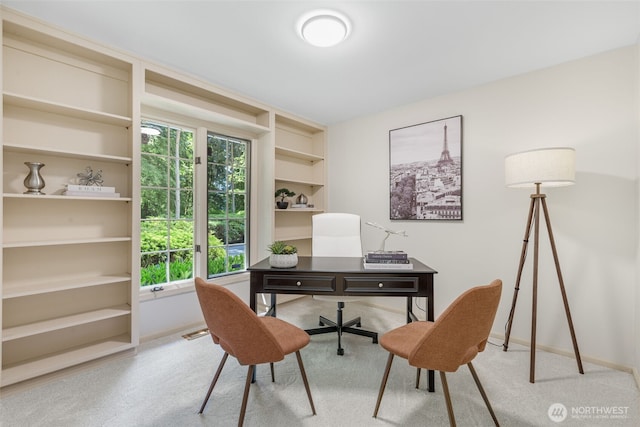 11750 NE 36th Pl, Bellevue, WA 98005 - office area with built in features and carpet