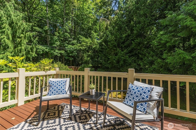 11750 NE 36th Pl, Bellevue, WA 98005 - view of wooden deck