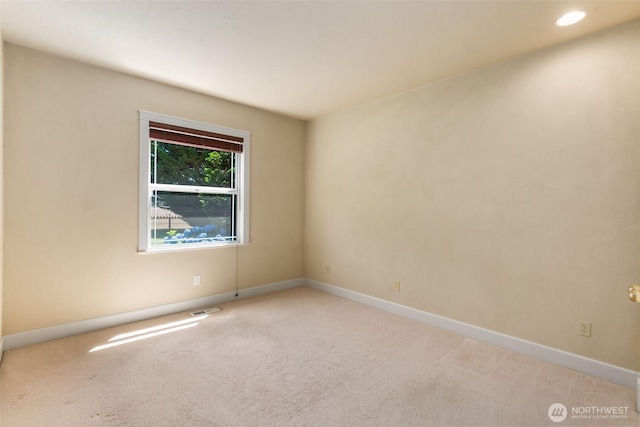 7212 Canterwood Dr SE, Olympia, WA 98513 - empty room featuring carpet flooring and recessed lighting