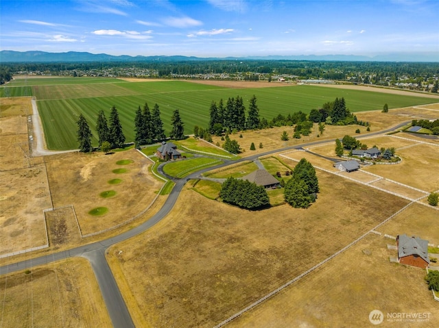 7212 Canterwood Dr SE, Olympia, WA 98513 - view of rural area with a mountainous background and farmland