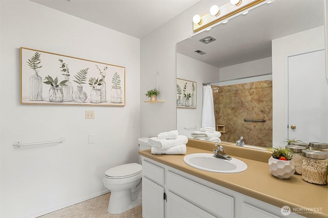 4152 Providence Point Dr SE Unit 207, Issaquah, WA 98029 - full bathroom featuring vanity, toilet, and a shower with curtain