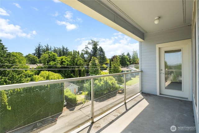 910 Gladstone St Unit 307, Bellingham, WA 98229 - balcony featuring view of wooded area