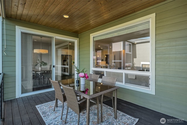 3071 S 276th Ct, Auburn, WA 98001 - wooden terrace with outdoor dining area