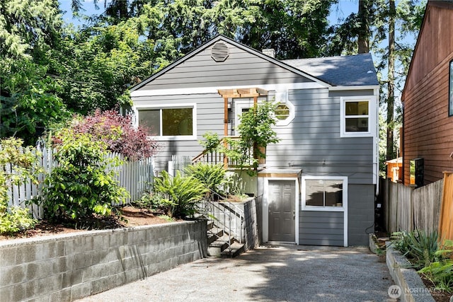 1536 NE 95th St, Seattle, WA 98115 - view of front of home with a shingled roof