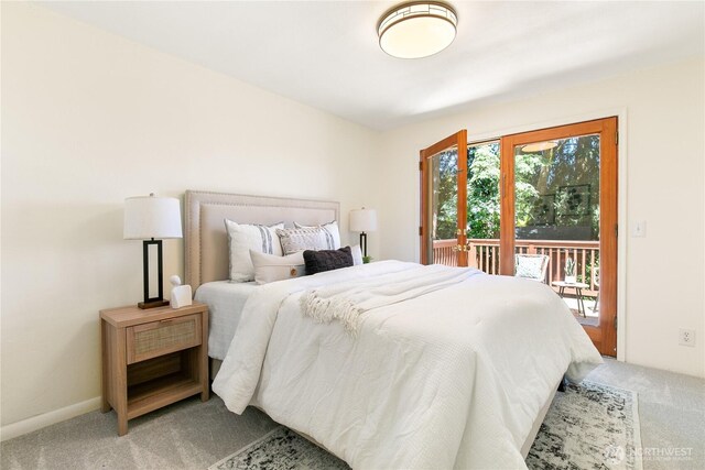 1536 NE 95th St, Seattle, WA 98115 - bedroom with carpet and access to outside
