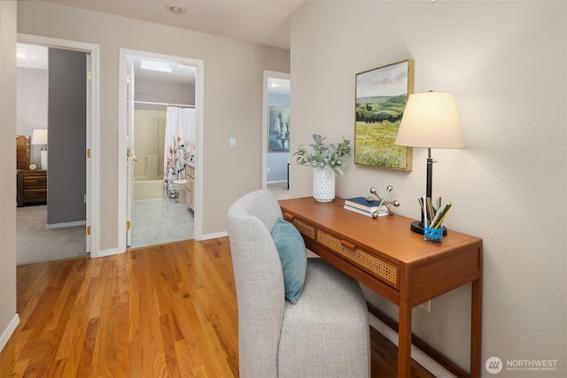 3316 Main Ave S, Renton, WA 98055 - office featuring light wood-style flooring and baseboards