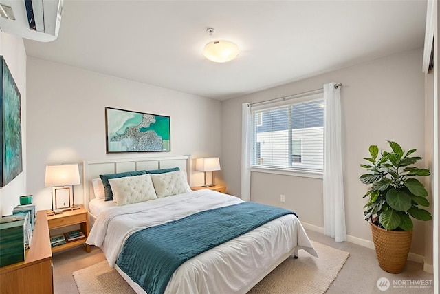 3123 148th St SW Unit A6, Lynnwood, WA 98087 - bedroom with light carpet and baseboards