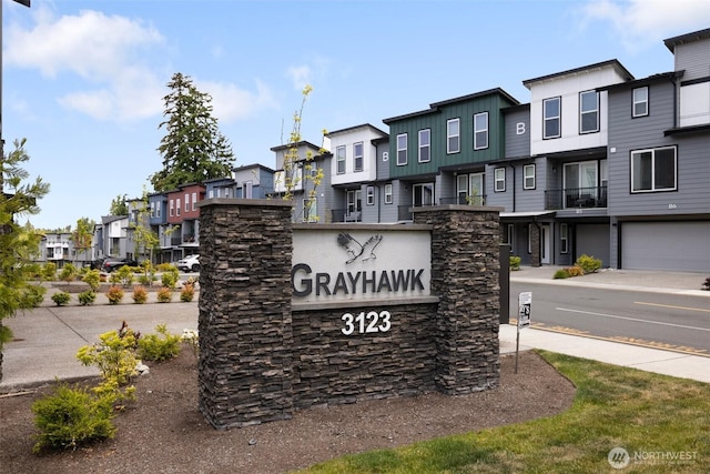 3123 148th St SW Unit A6, Lynnwood, WA 98087 - community sign featuring a residential view