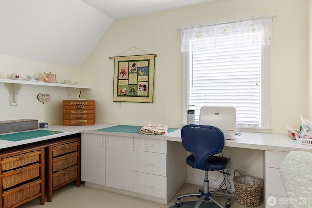 817 Shorecrest Dr, Oak Harbor, WA 98277 - home office with lofted ceiling and built in study area