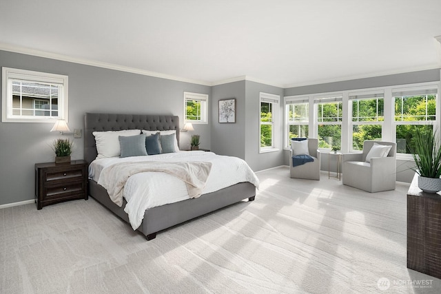4503 229th Pl SE, Sammamish, WA 98075 - carpeted bedroom featuring ornamental molding and baseboards