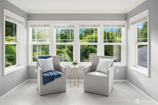 4503 229th Pl SE, Sammamish, WA 98075 - sunroom / solarium with carpet floors, ornamental molding, and baseboards