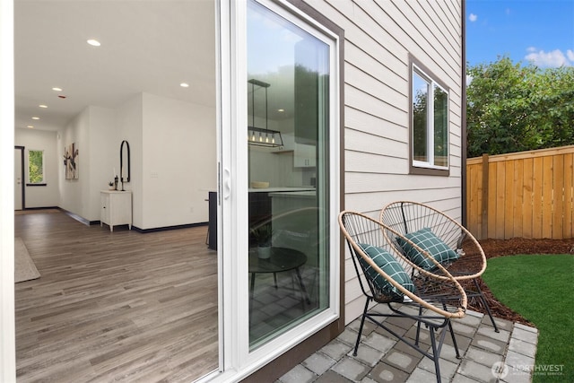 9245 Kelsey Ln SW, Seattle, WA 98106 - view of wooden balcony with a wooden deck