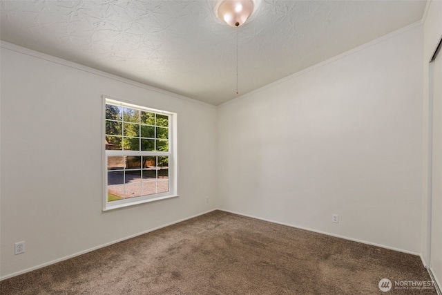 16605 259th Avenue Ct E, Buckley, WA 98321 - carpeted spare room with ornamental molding and baseboards