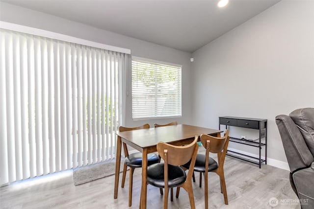 28209 241st Ave SE, Maple Valley, WA 98038 - dining area featuring light wood-style floors and baseboards