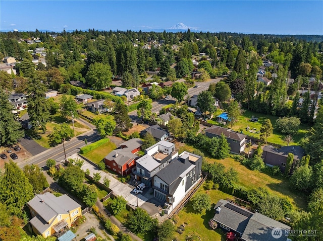 10227 26th Ave SW, Seattle, WA 98146 - aerial perspective of suburban area featuring a heavily wooded area