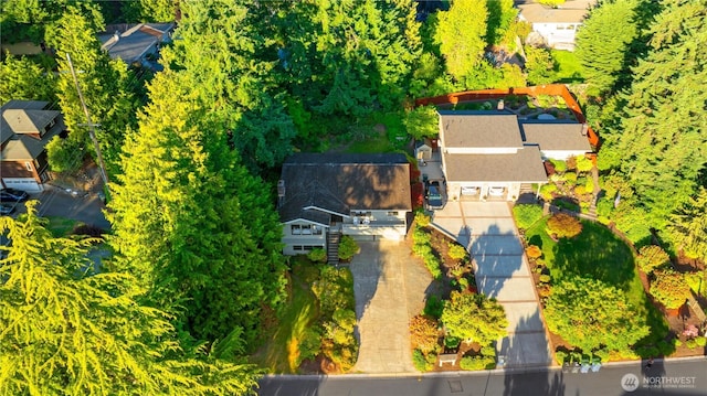 18801 86th Pl W, Edmonds, WA 98026 - aerial view of property and surrounding area featuring property parcel outlined