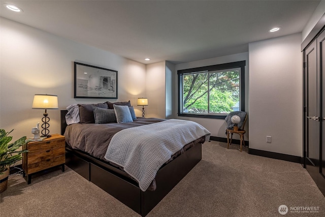 628 Meadows Dr, Wenatchee, WA 98801 - carpeted bedroom with recessed lighting and baseboards
