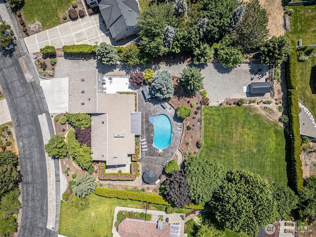 628 Meadows Dr, Wenatchee, WA 98801 - aerial view of property and surrounding area with a pool