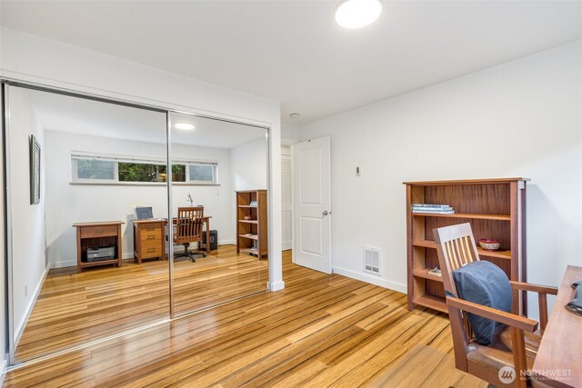 732 11th Ave E Unit 202, Seattle, WA 98102 - office area with light wood-type flooring and baseboards