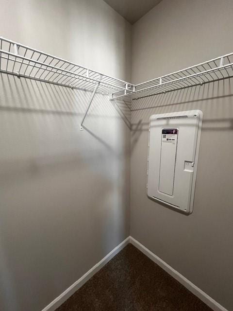 12092 126th Avenue Ct E Unit 70, Puyallup, WA 98374 - walk in closet with electric panel and dark carpet