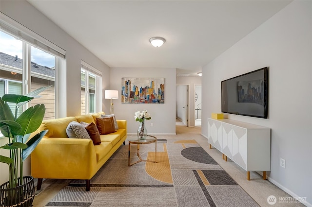 18307 38th Dr SE, Bothell, WA 98012 - living room with carpet flooring and baseboards
