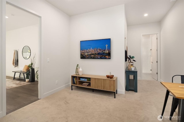 4576 22nd Ave SW, Seattle, WA 98106 - hall with carpet and recessed lighting
